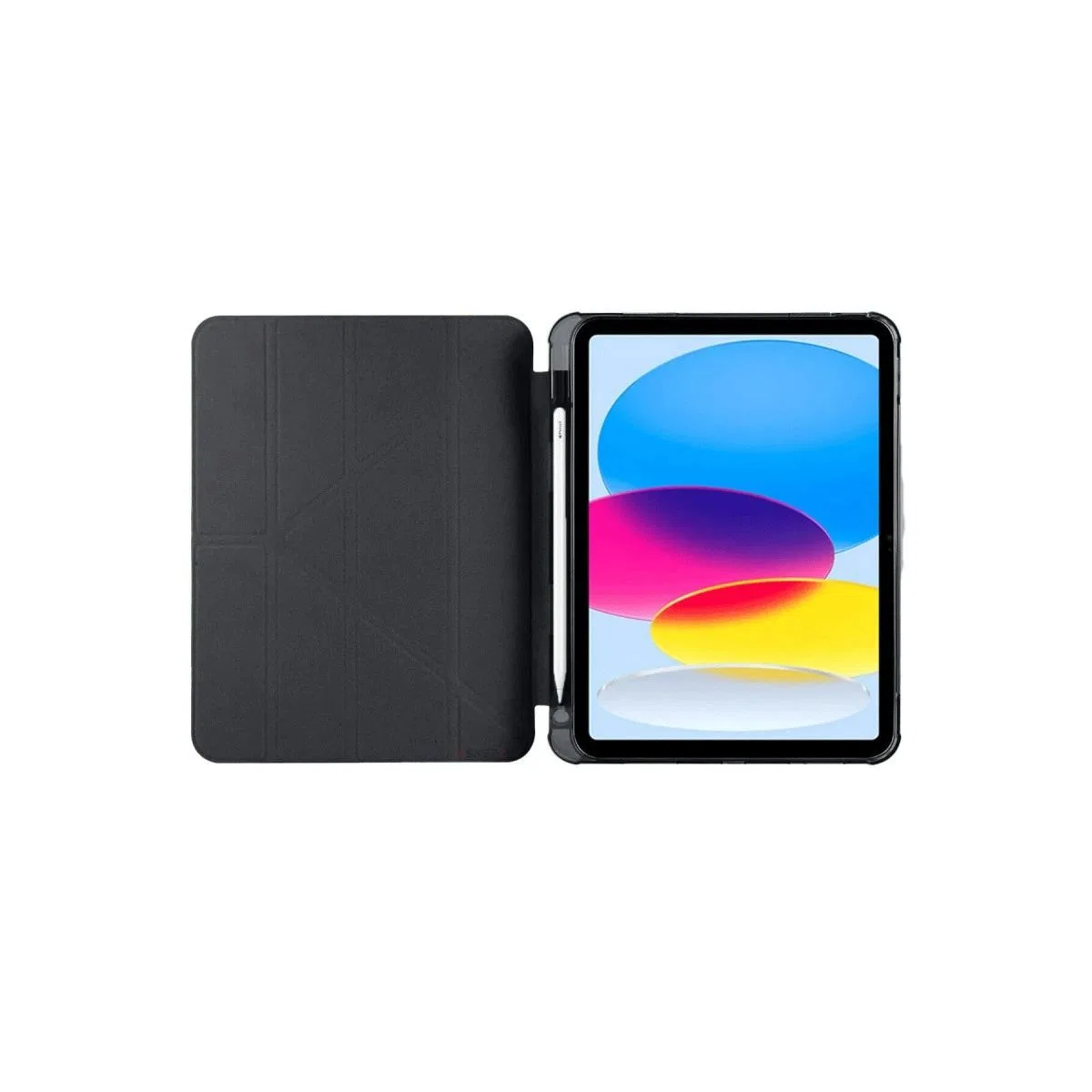 Apple İpad 2022 10. 9 (10. nesil) Kılıf Kalemlikli Mars Tablet Kılıfı - Siyah görsel 3