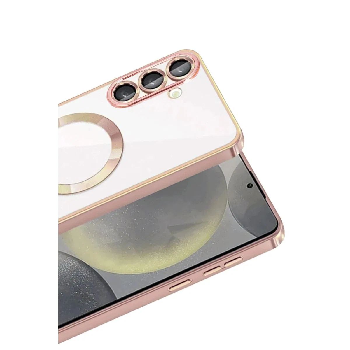 Samsung Galaxy A57 5g Kross Magneticsafe Kapak - Rose görsel 2