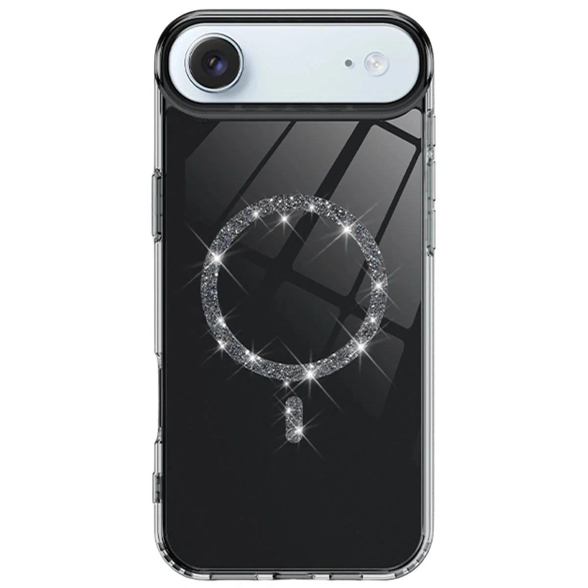 Apple İphone 17 Air Live Diamond Magsafe Kapak - Siyah görsel 2