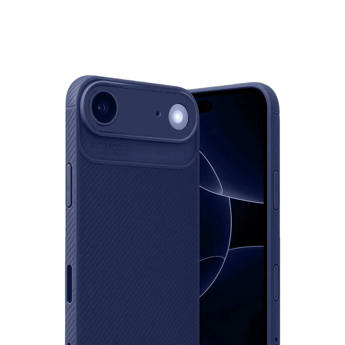 Apple İphone 17 Air Auto Focus Karbon Kapak - Lacivert görsel 2