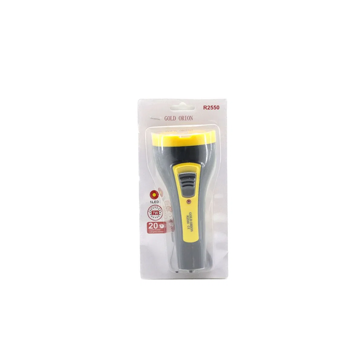7W Tek LED Fiş Şarjlı Uzun Menzilli El Feneri görsel 4