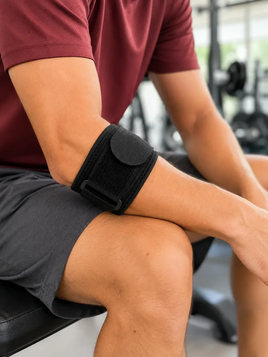 Golfçü Dirseği Bandajı Spor ve Günlük Kullanım İçin Dirsek Bandı görsel 2