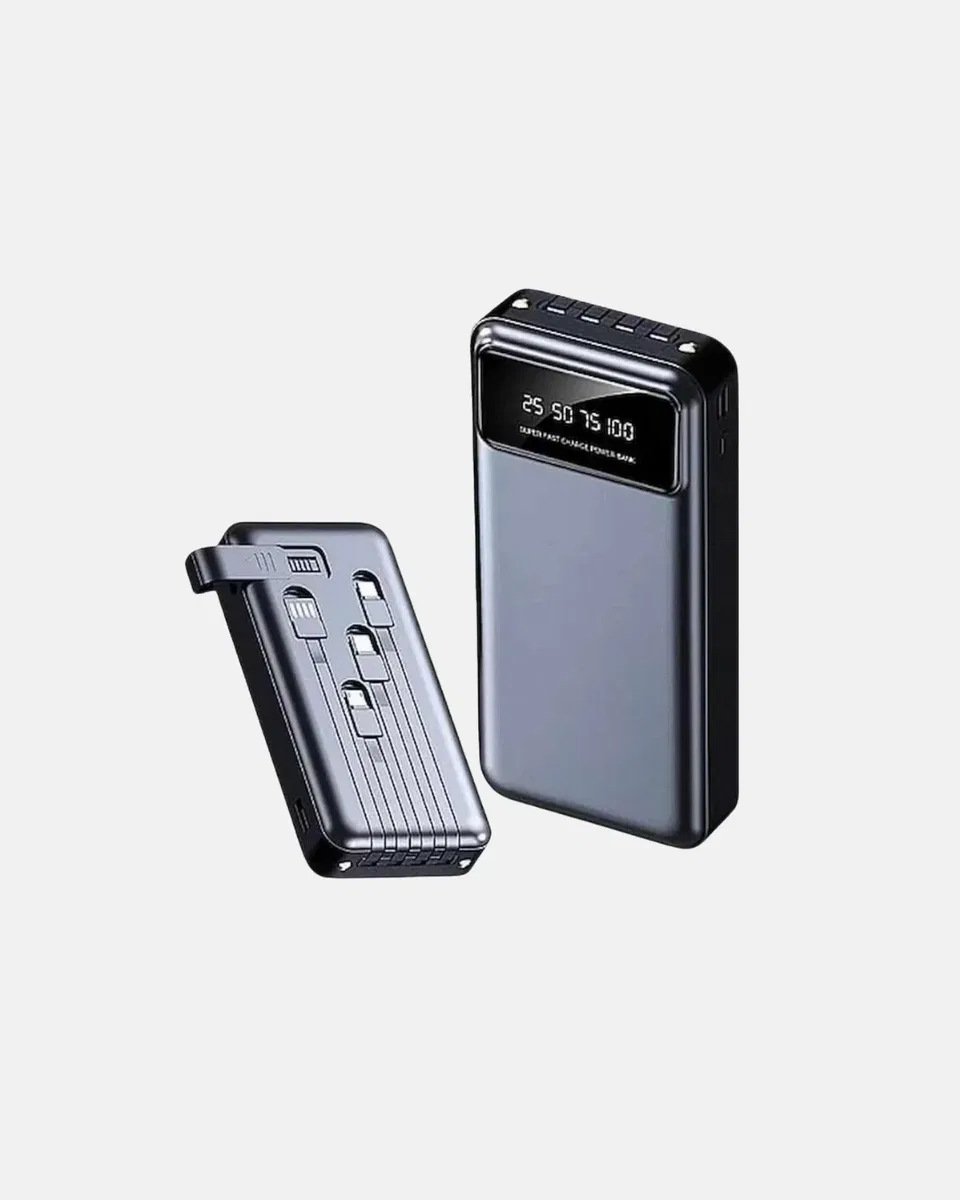 Powerbank 20000 mAh 4 Çıkışlı Hızlı Şarjlı ve LED Göstergeli görsel 2