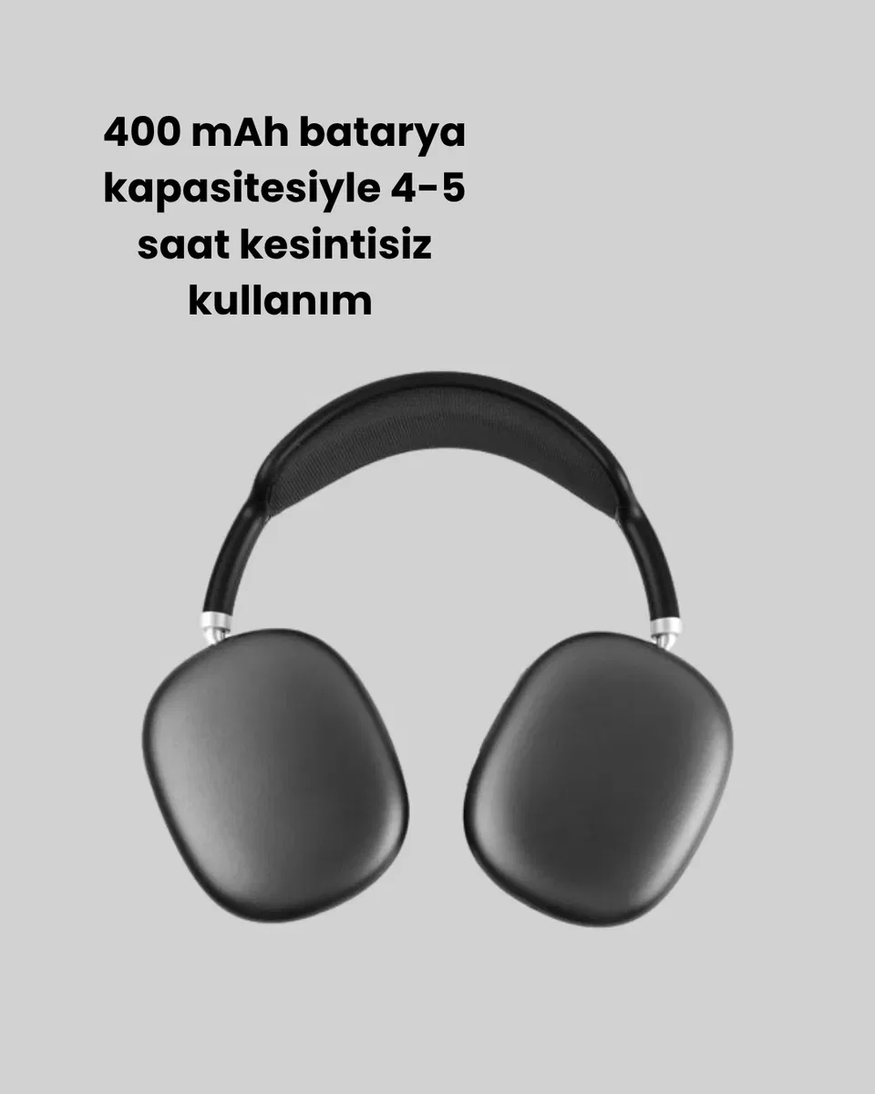 Gürültü Azaltmalı Bluetooth Kulaklık | 5 Saat Kesintisiz Müzik Yeni Nesil görsel 3