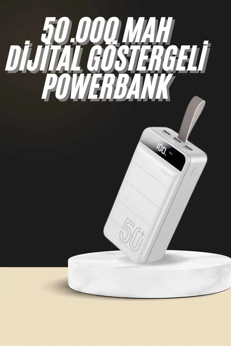Hızlı Taşınabilir 50. 000 Mah Powerbank Led Ekran Android ve İOS Uyumlu görsel 2