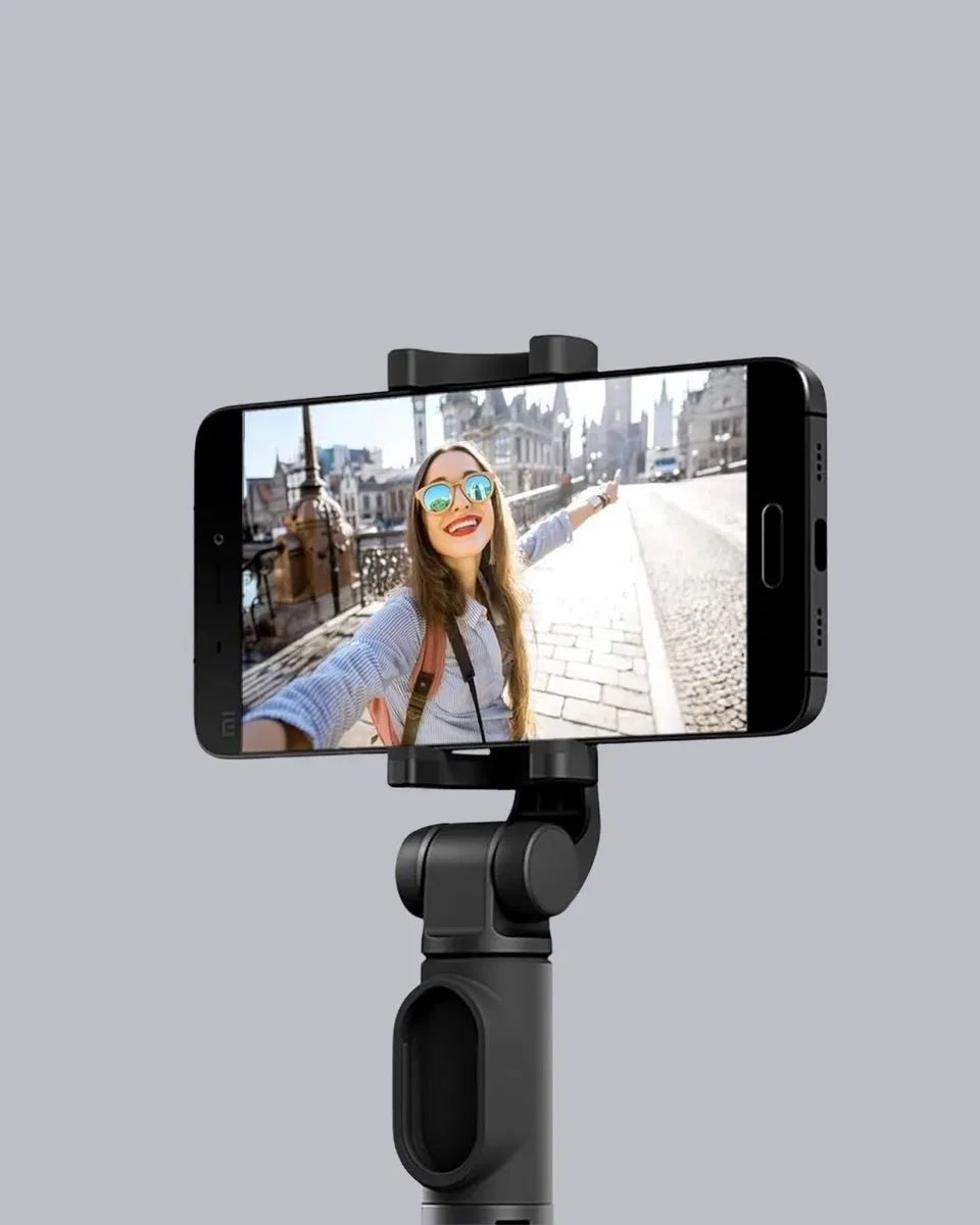 Bluetooth Selfie Çubuğu – 360° Dönebilen Başlık, Kablosuz Bağlantı görsel 5