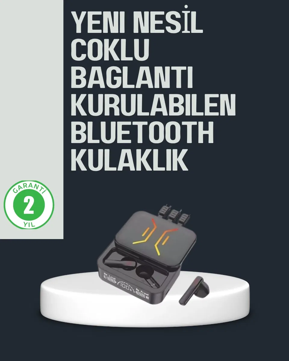 Kablosuz Bluetooth 5. 0 Kulaklık – 300mAh Şarj Kutusu