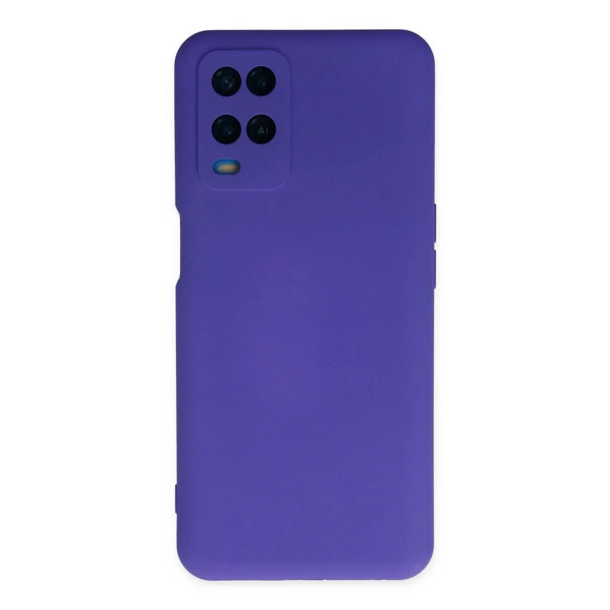 Oppo A54 4g Kılıf Nano İçi Kadife Silikon - Mor