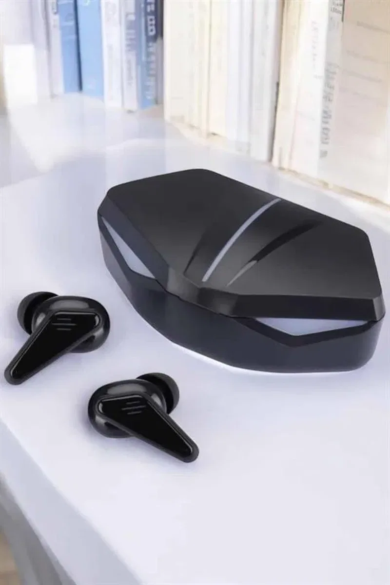 Bluetooth Oyuncu Kulaklığı Led Işıklı Kablosuz ANC Özelliği görsel 4