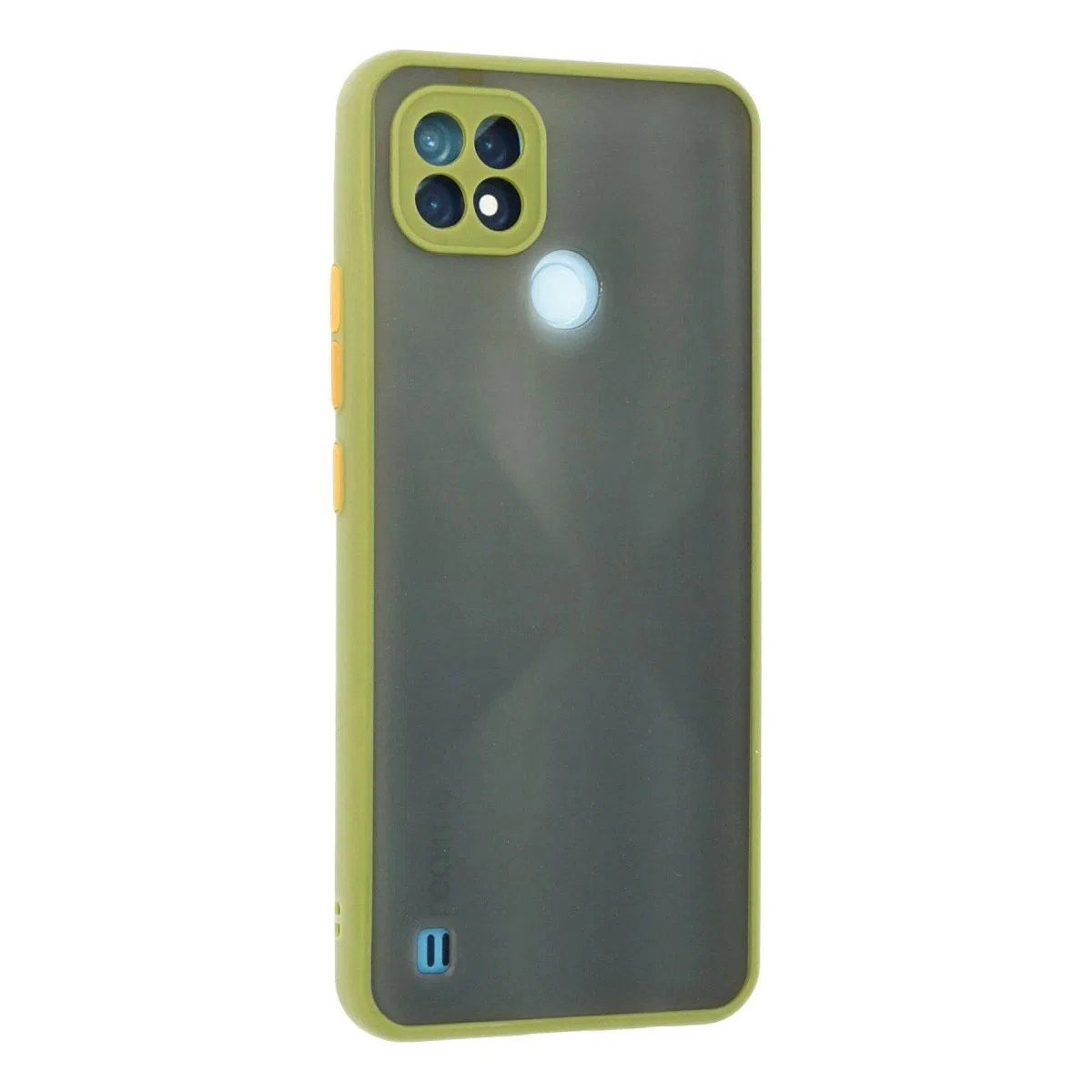Realme C21 Kılıf Montreal Silikon Kapak - Açık Yeşil görsel 3
