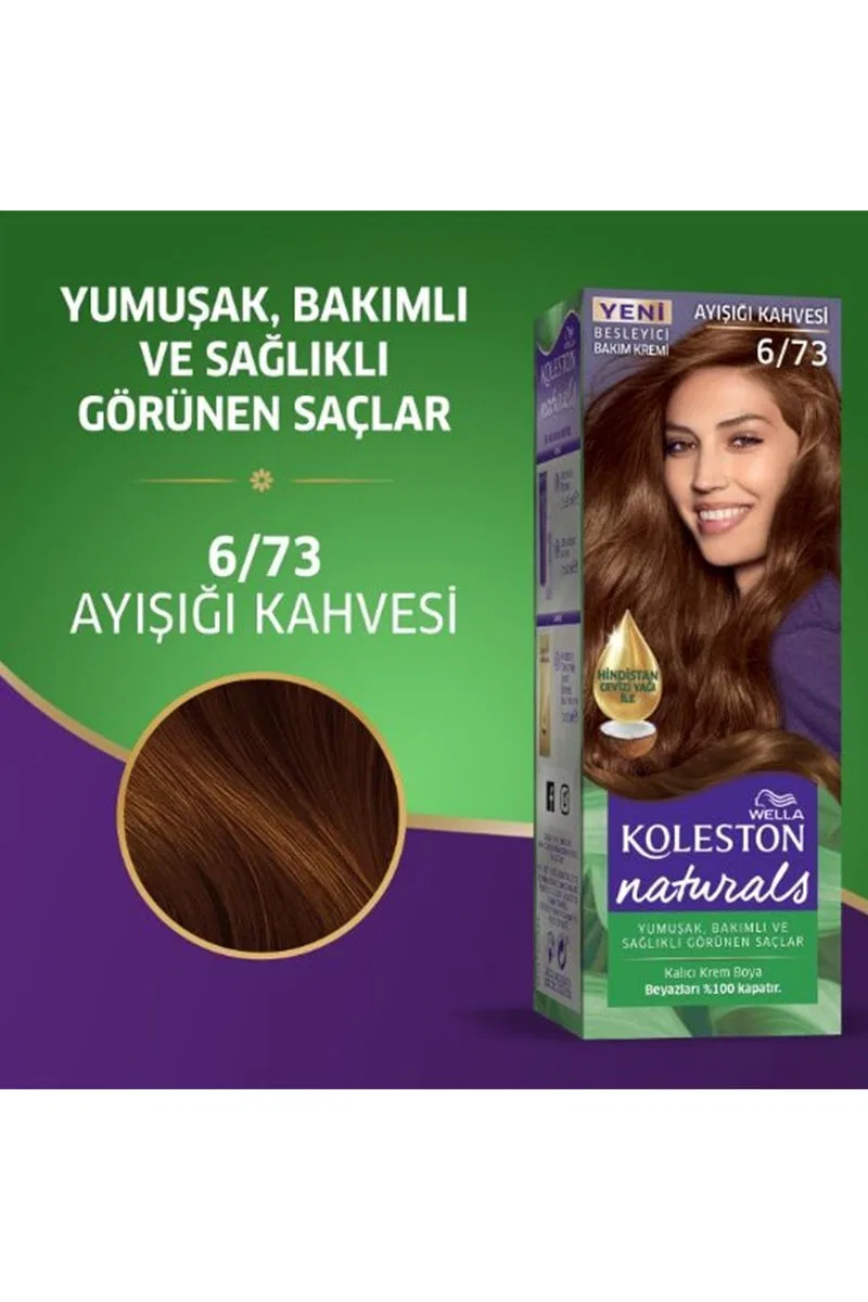 Naturals Saç Boyası Ayışığı Kahvesi 6/73 2x Paket görsel 4