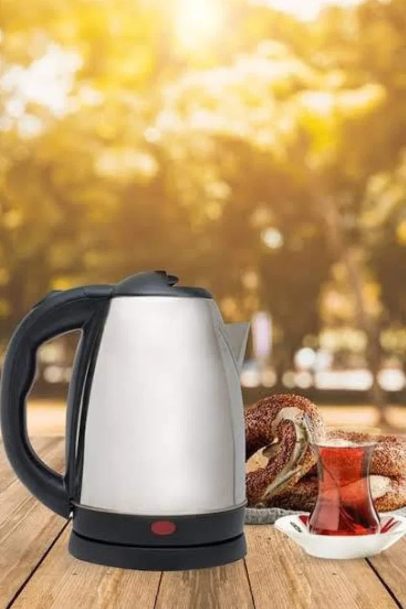 Kettle C F Tipi 220-240V Paslanmaz Çelik Elektrik Kablolu Otomatik Kapanma görsel 2
