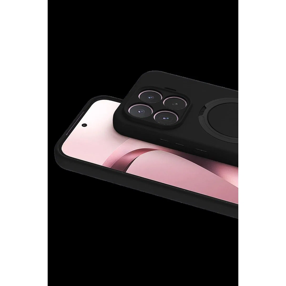 Newface Xiaomi Mi 17t Pro Regal Magsafe Standlı Kapak - Siyah görsel 2