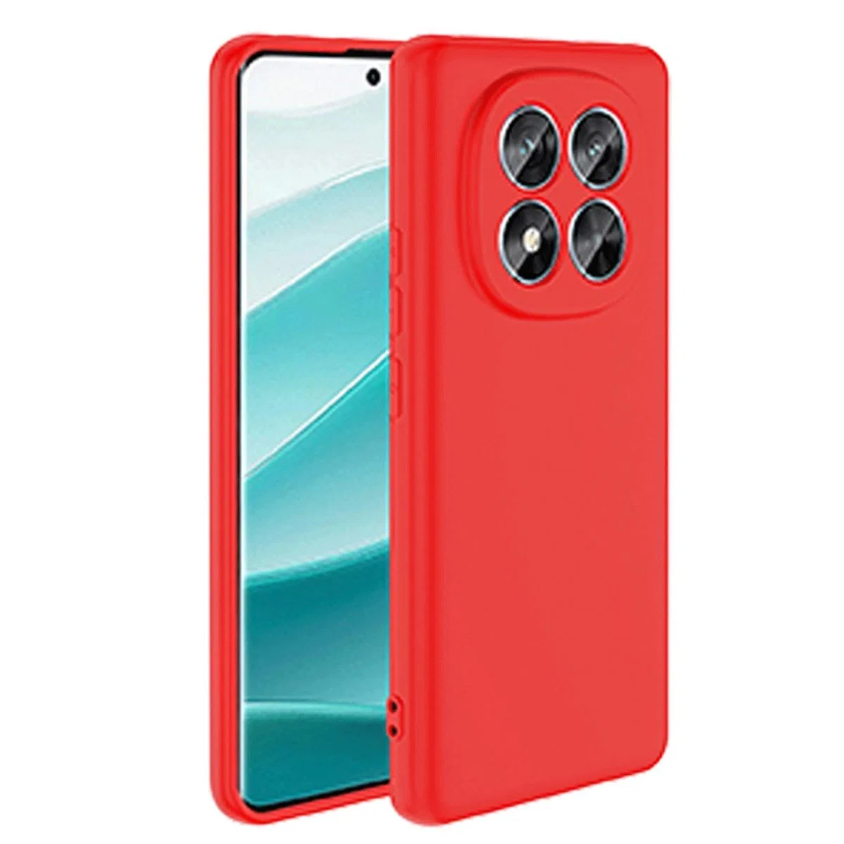 Xiaomi Redmi Note 14 Pro 4g Kılıf First Silikon - Kırmızı