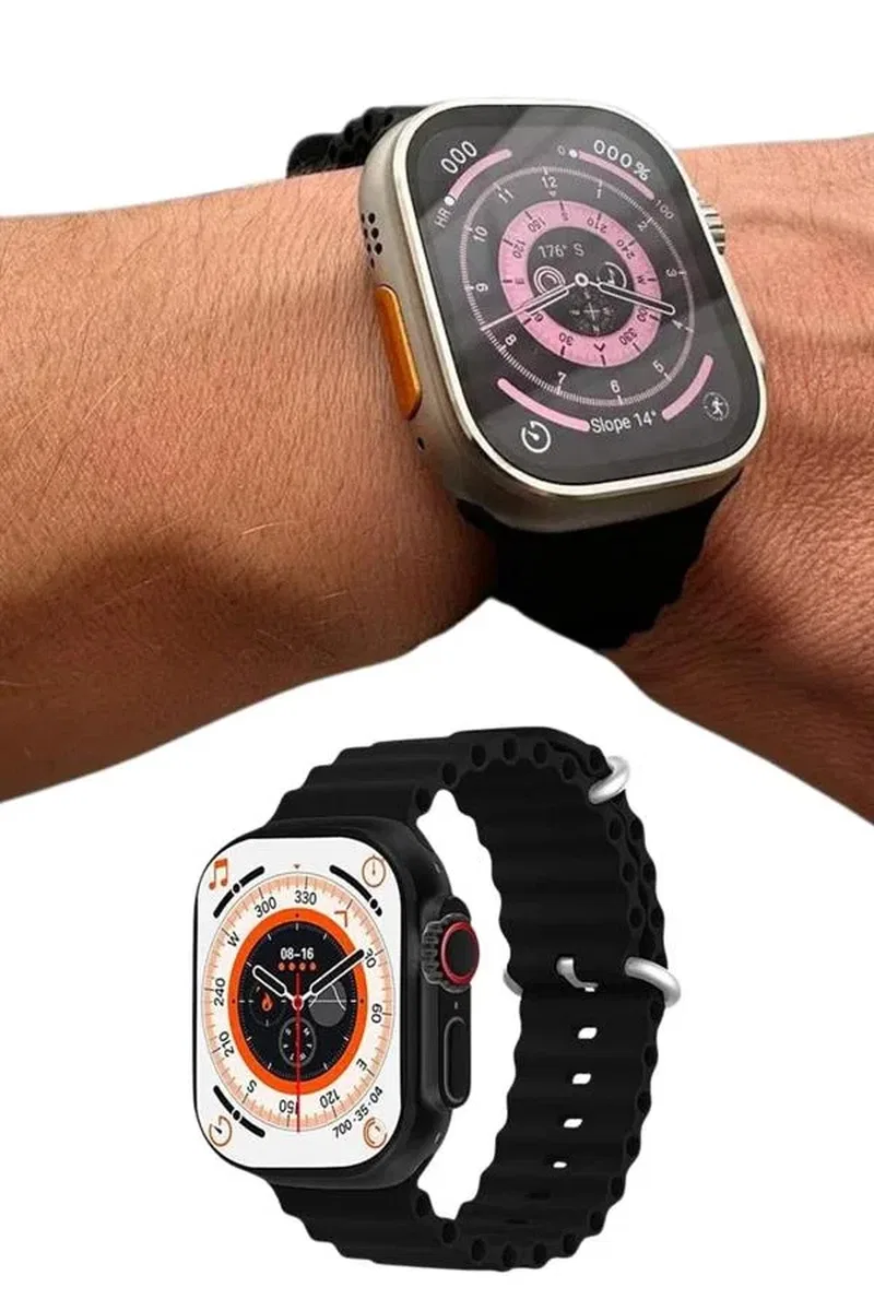Uyku ve Sağlık Takibi Yapabilen GPS Uyumlu Plastik Kordonlu Akıllı Saat görsel 3