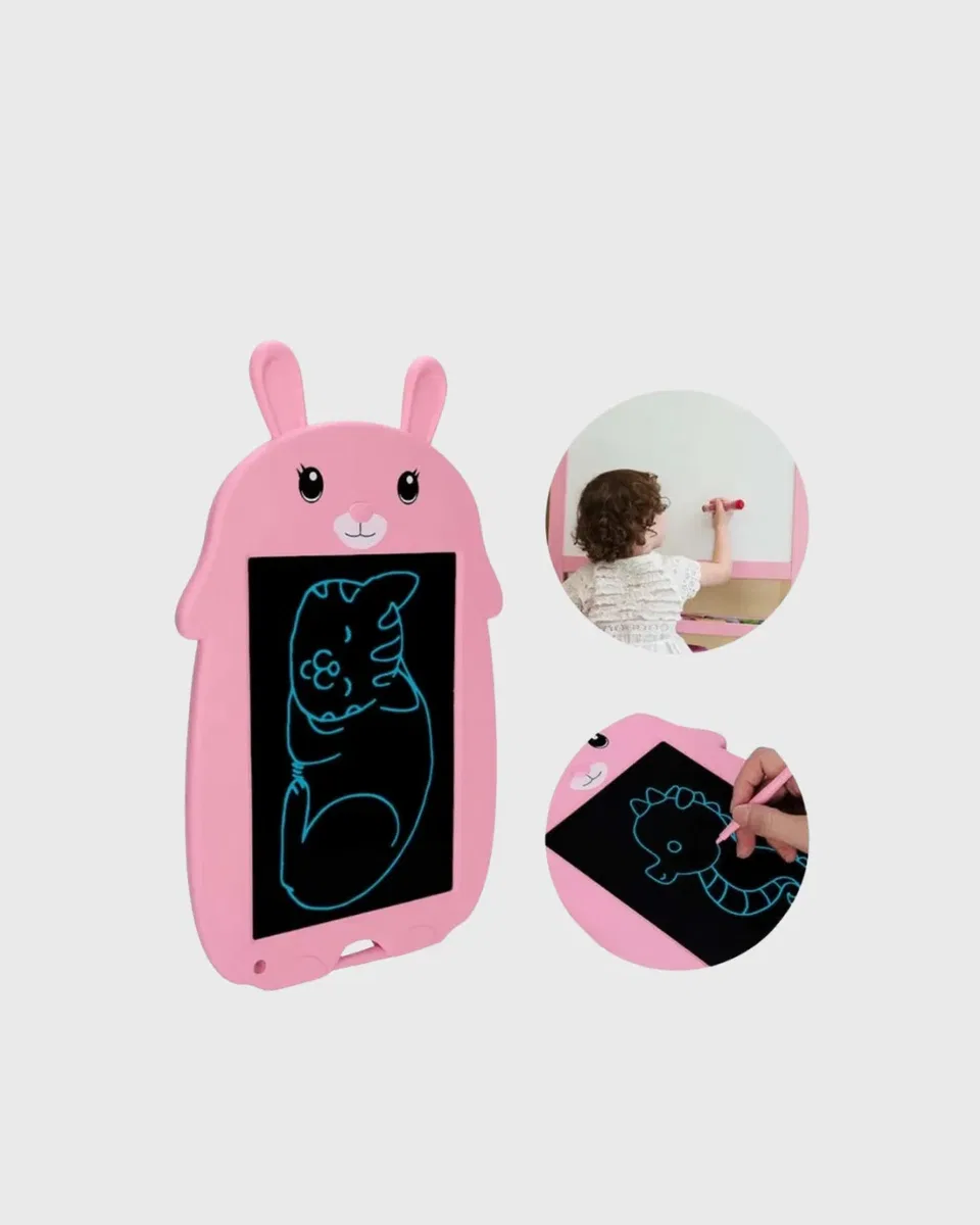 LCD Yazı Tableti 12 inç Tek Tuşla Silme Kilitli Çocuk Eğitim Çizim Tableti görsel 3