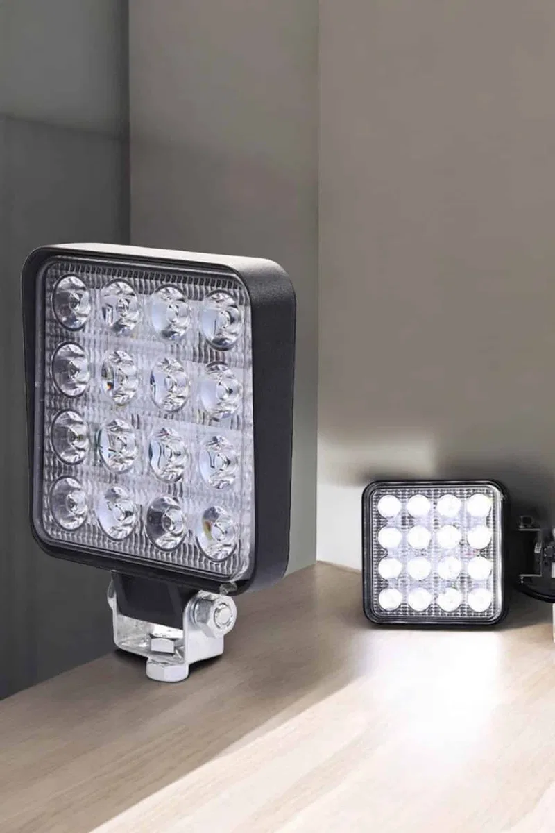 Tepe Lambası Çalışma Lambası Sis Lambası 16 Led Beyaz Led Işık görsel 4