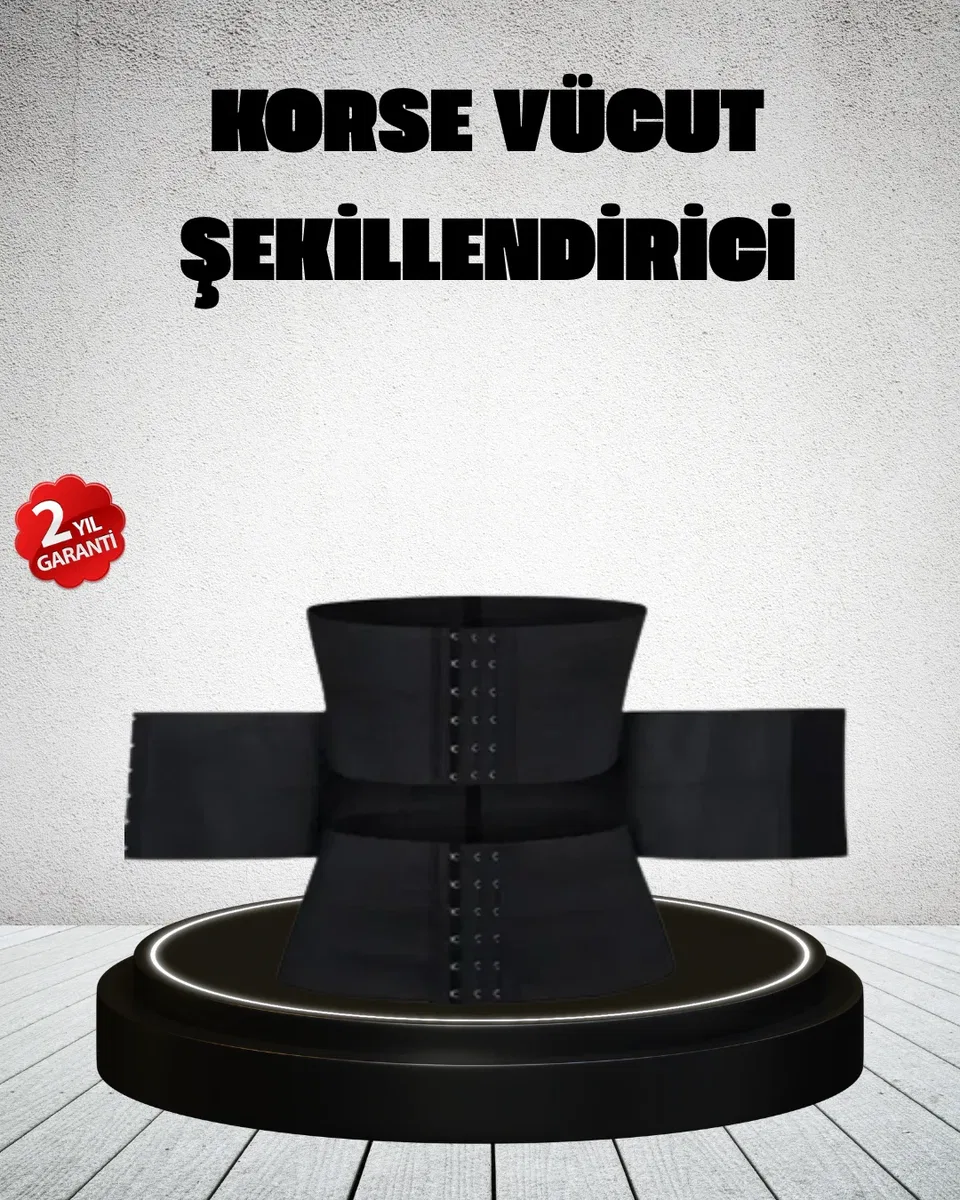 Vücut Şekillendirici Bel Sargısı Kaymaz Esnek Tasarım