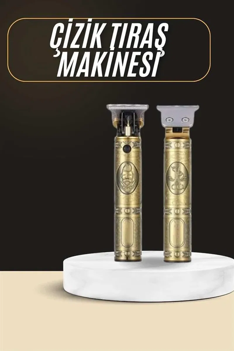 Tıraş Makinesi Şarjlı Çizik Tıraş Paslanmaz Çelik Bıçaklı 4 Taraklı görsel 2
