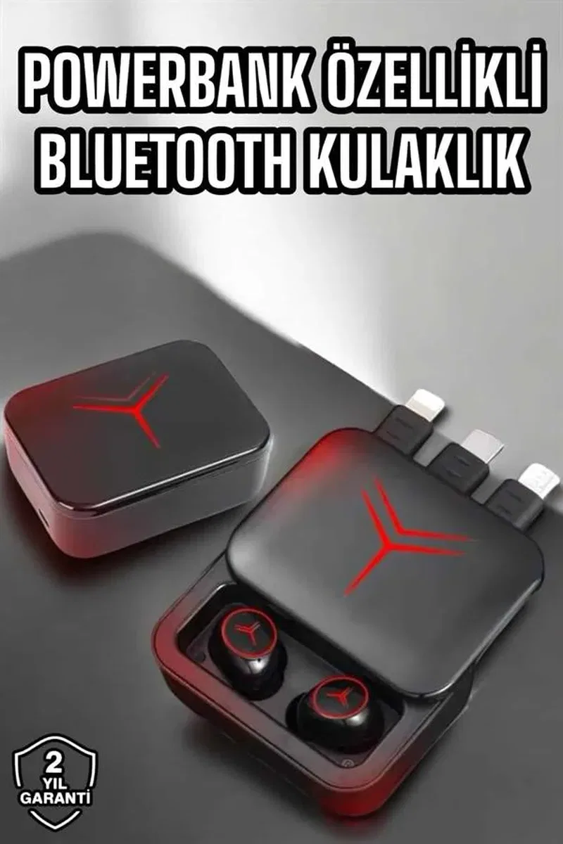 Bluetooth Kulaklık Powerbank Özelliği Yüksek Ses Kaliteli TWS Kulaklık görsel 2