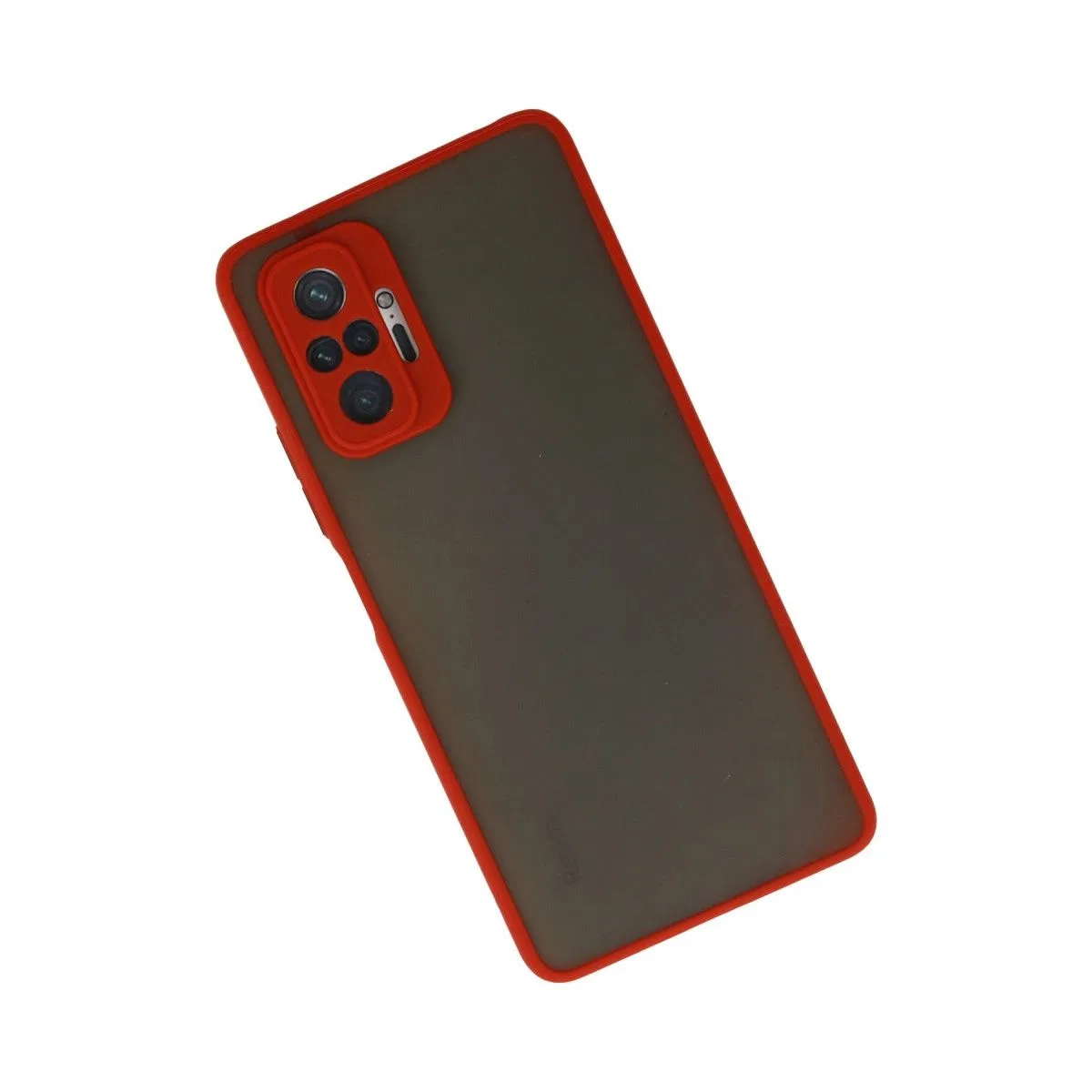 Xiaomi Redmi Note 10 Pro Kılıf Montreal Silikon Kapak - Kırmızı görsel 2
