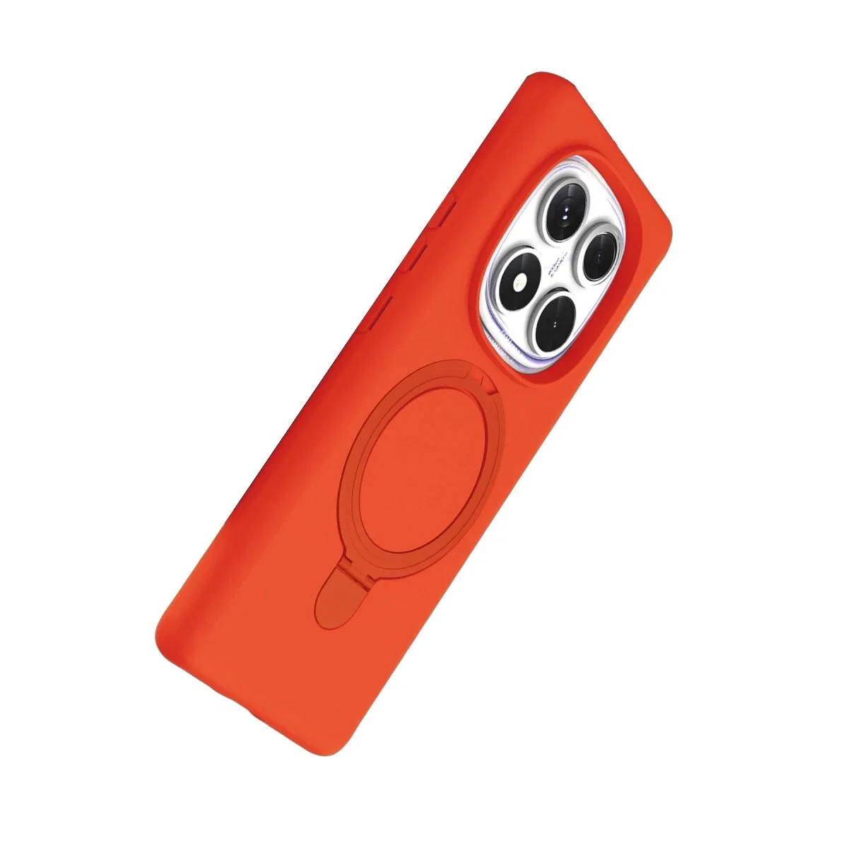Xiaomi Redmi Note 14 Pro 4g Regal Magsafe Standlı Kapak - Turuncu görsel 5