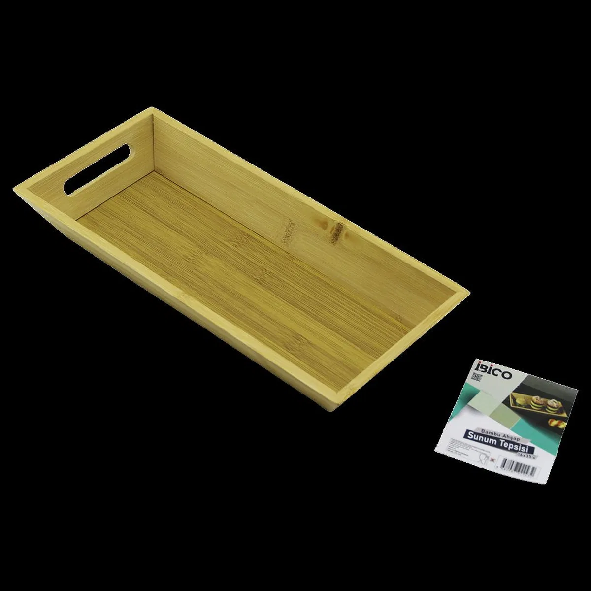 Bambu Sunum Tepsisi 16x35x4. 5 cm (Çift Kulplu) görsel 2