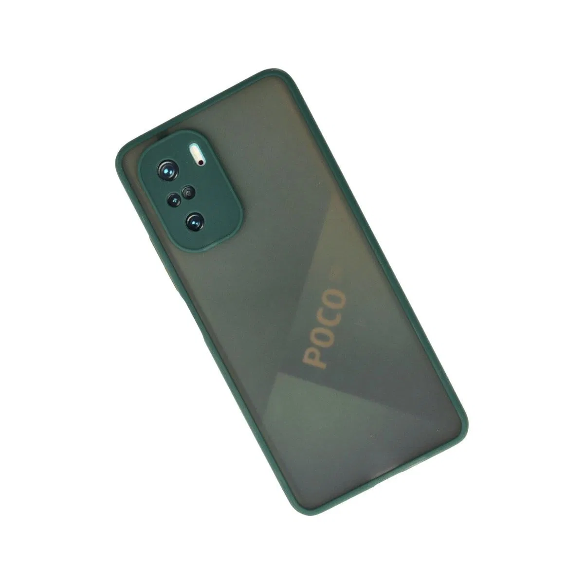 Xiaomi Poco F3 Kılıf Montreal Silikon Kapak - Yeşil görsel 3