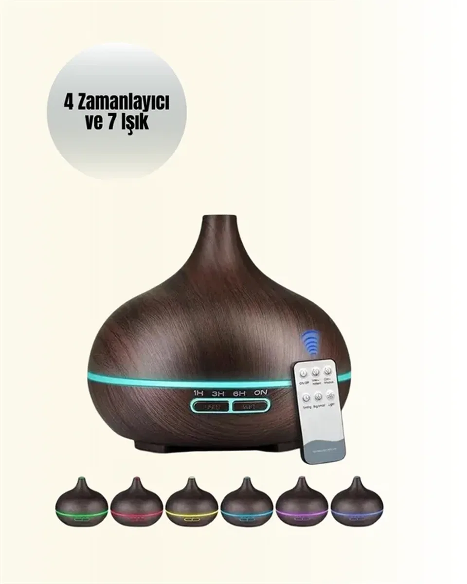 550 ml Kapasiteli Ultrasonik Difüzör – Yağsız Nemlendirici Kullanımıyla Uyumlu Yeni Nesil görsel 5