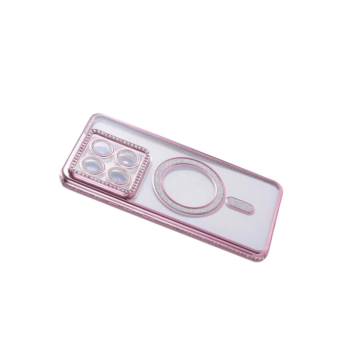 Xiaomi Mi 14t Pro Joke Simli Magneticsafe Kılıf - Pembe görsel 4