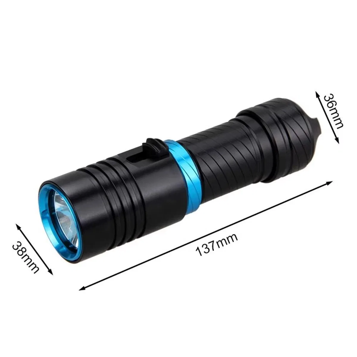 Wison Ws-4545 10w 1800 Lümen Şarjlı Su Altı Feneri Type-c, 5000 Mah, 100 M Menzil, Su Geçirmez görsel 3