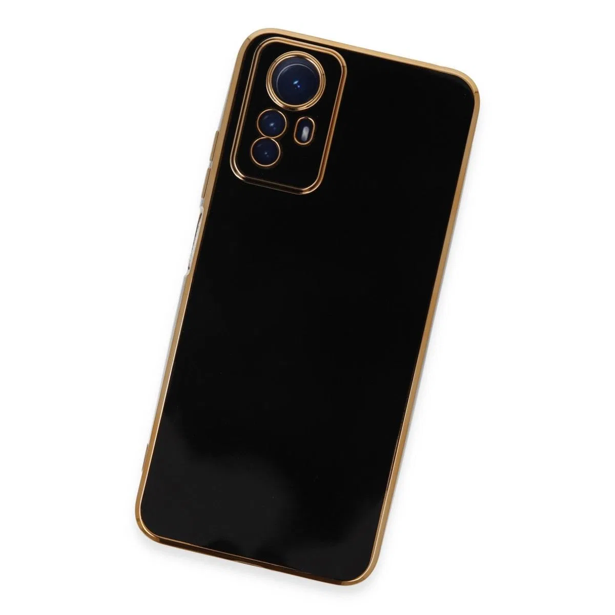 Xiaomi Redmi Note 12s Kılıf Volet Silikon - Siyah görsel 3