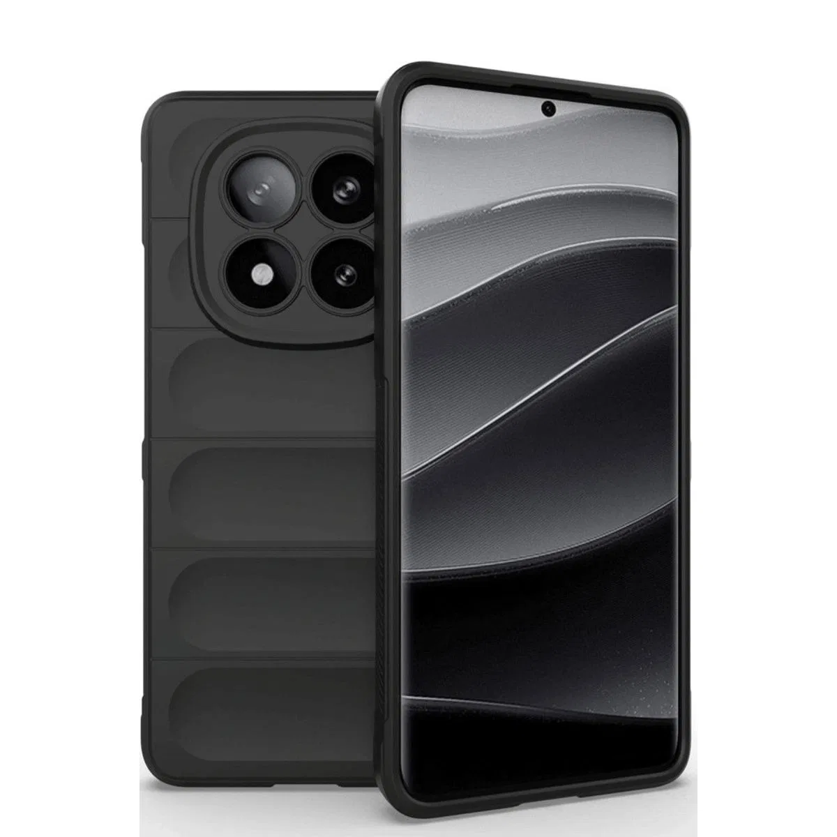Xiaomi Redmi Note 14 Pro 5g Kılıf Optimum Silikon - Siyah