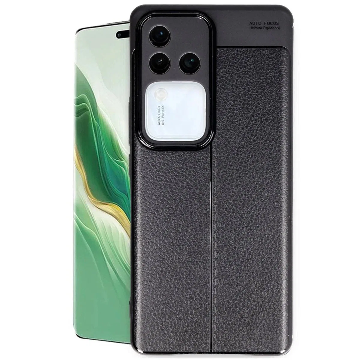 Vivo V30 5g Kılıf Auto Focus Kapak - Siyah