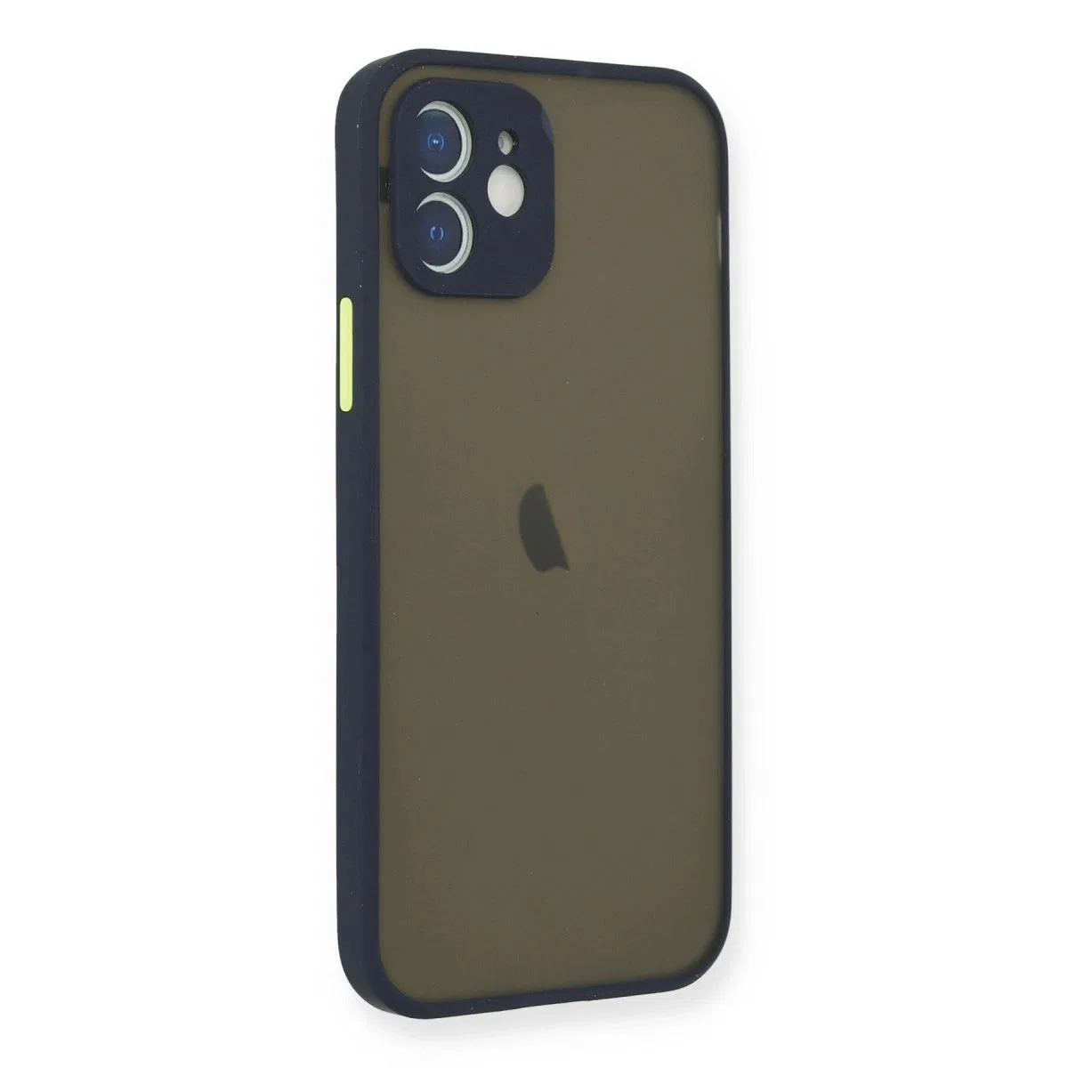 Apple İphone 12 Mini Kılıf Montreal Silikon Kapak - Lacivert görsel 2