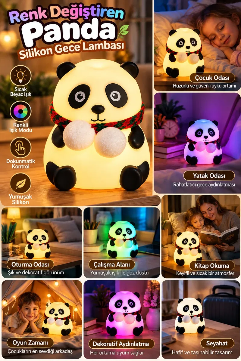 RENK DEĞİŞTİREN PANDA görsel 2
