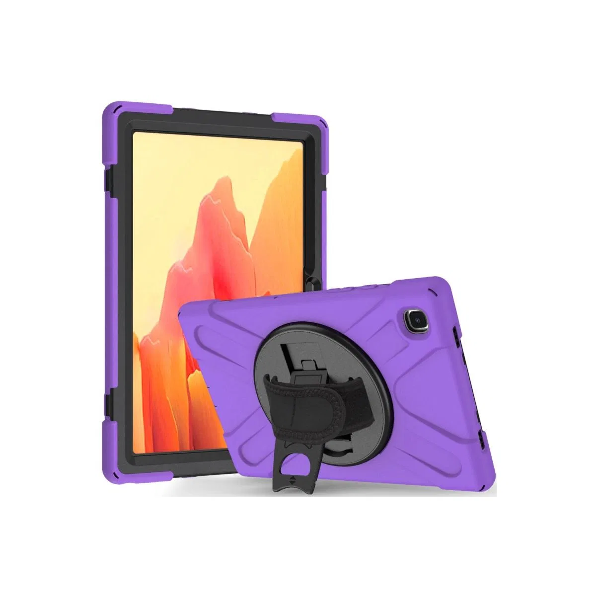 Samsung Galaxy T500 Tab A7 10. 4 Kılıf Amazing Tablet Kapak - Mor