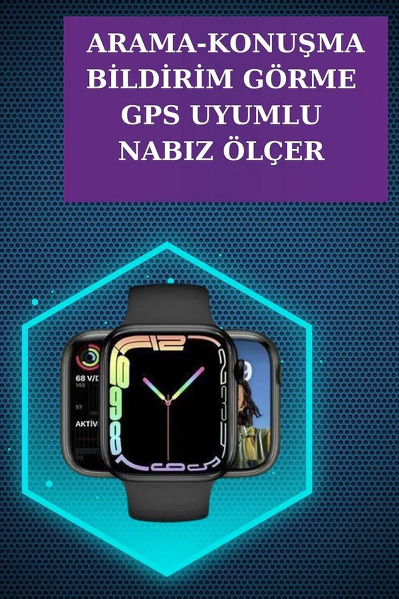 Yeni Nesil Akıllı Saat ve Kablosuz Kulaklık Kampanyası İkili Set Bluetooth Bağlantılı görsel 4