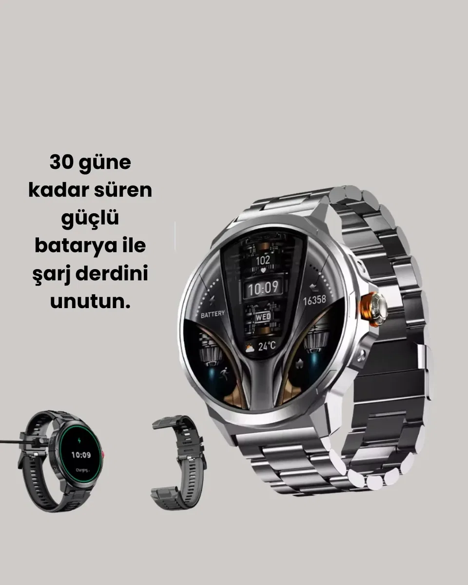 IP68 Su Toz Dirençli SW80 Akıllı Saat Android iOS Uyumlu Yeni Nesil görsel 3