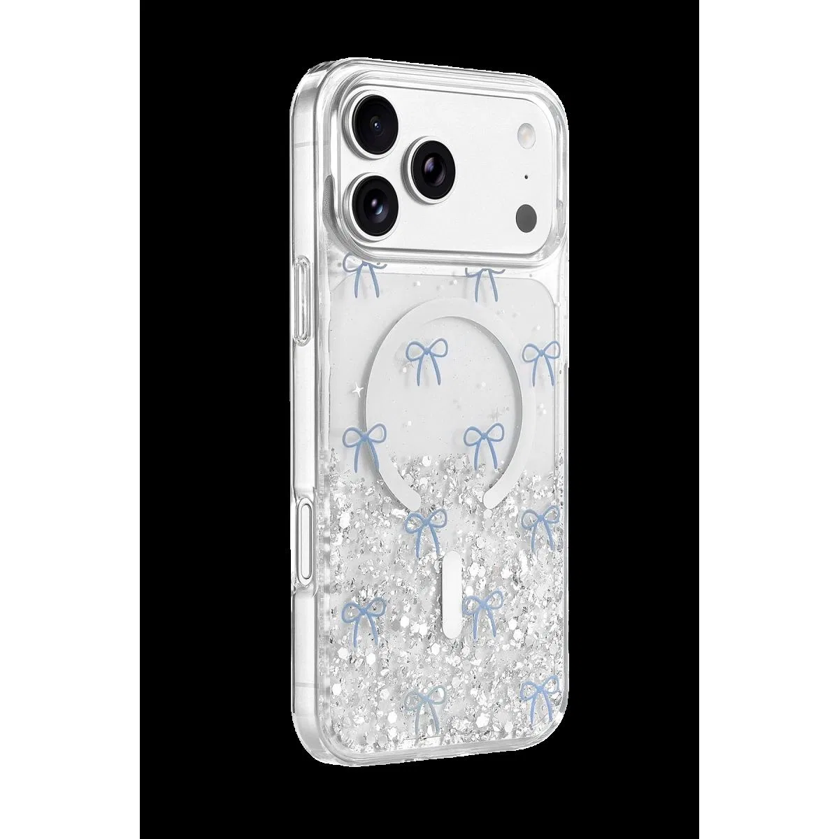 Onegif Apple İphone 17 Pro Max Misk Simli Magsafe Kapak - Desen 3 görsel 3