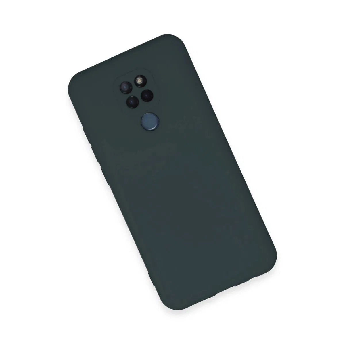 General Mobile Gm 20 Kılıf Nano İçi Kadife Silikon - Koyu Yeşil görsel 3