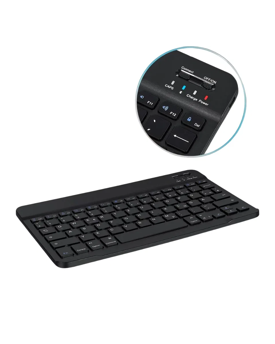 Bluetooth Klavye Mouse Seti Taşınabilir Wireless Bilgisayar Aksesuarı görsel 5