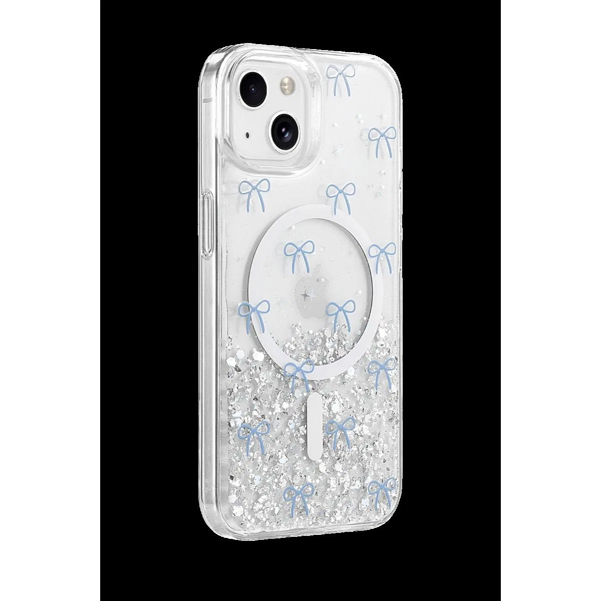 Onegif Apple İphone 15 Misk Simli Magsafe Kapak - Desen 3 görsel 3