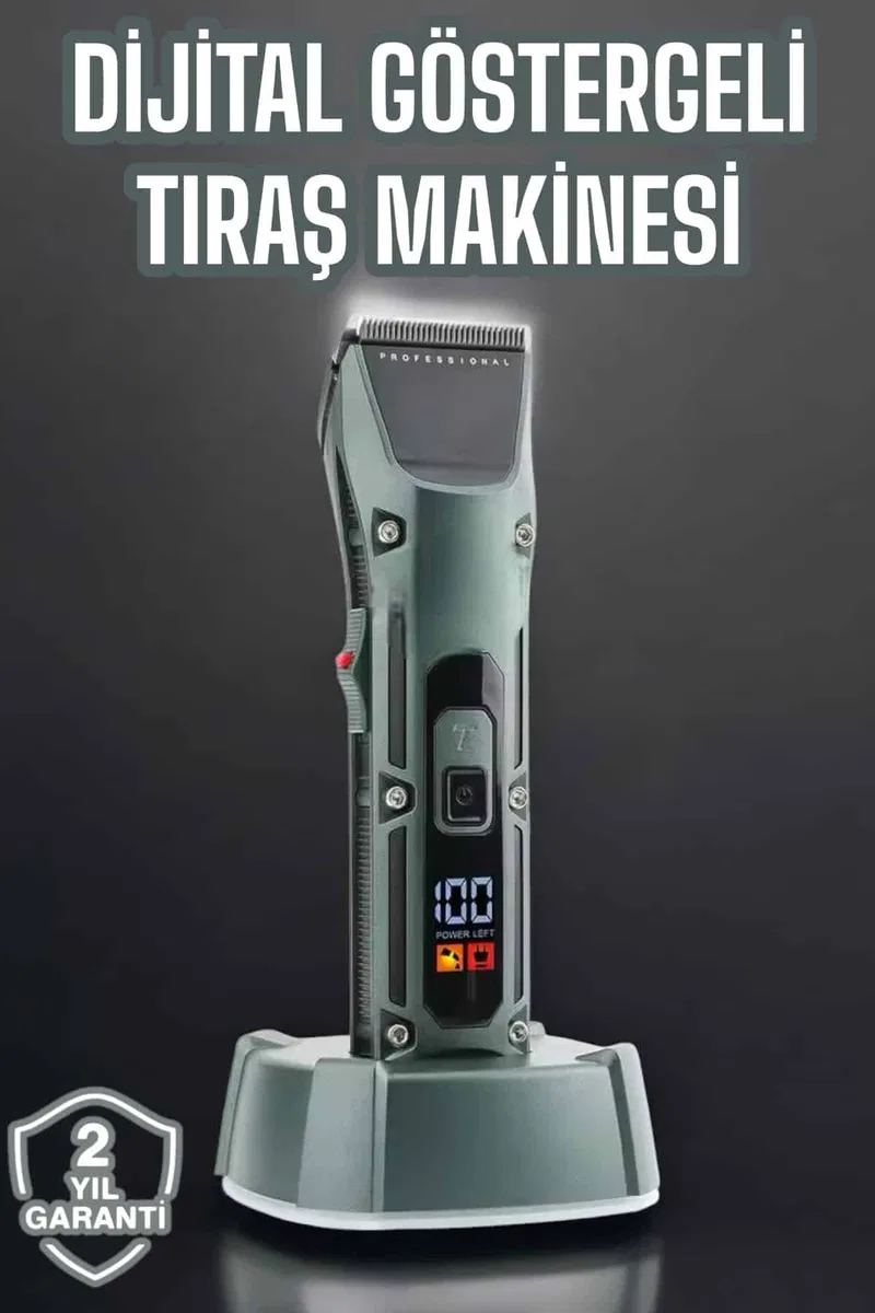 Tıraş Makinesi Uzun Pil Ömrü Şarjlı Günlük Tıraş Makinesi