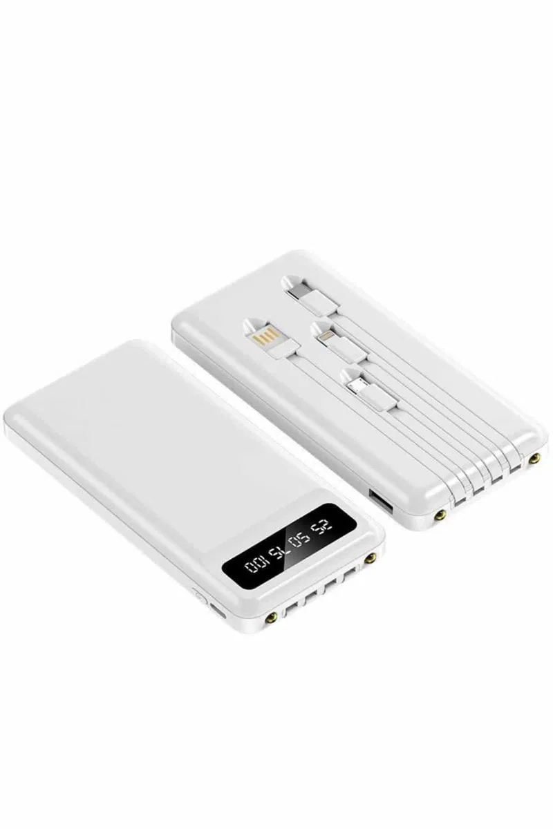 4 Çıkışlı 20. 000 Mah Powerbank Uzun Pil Ömürlü Taşınabilir görsel 2
