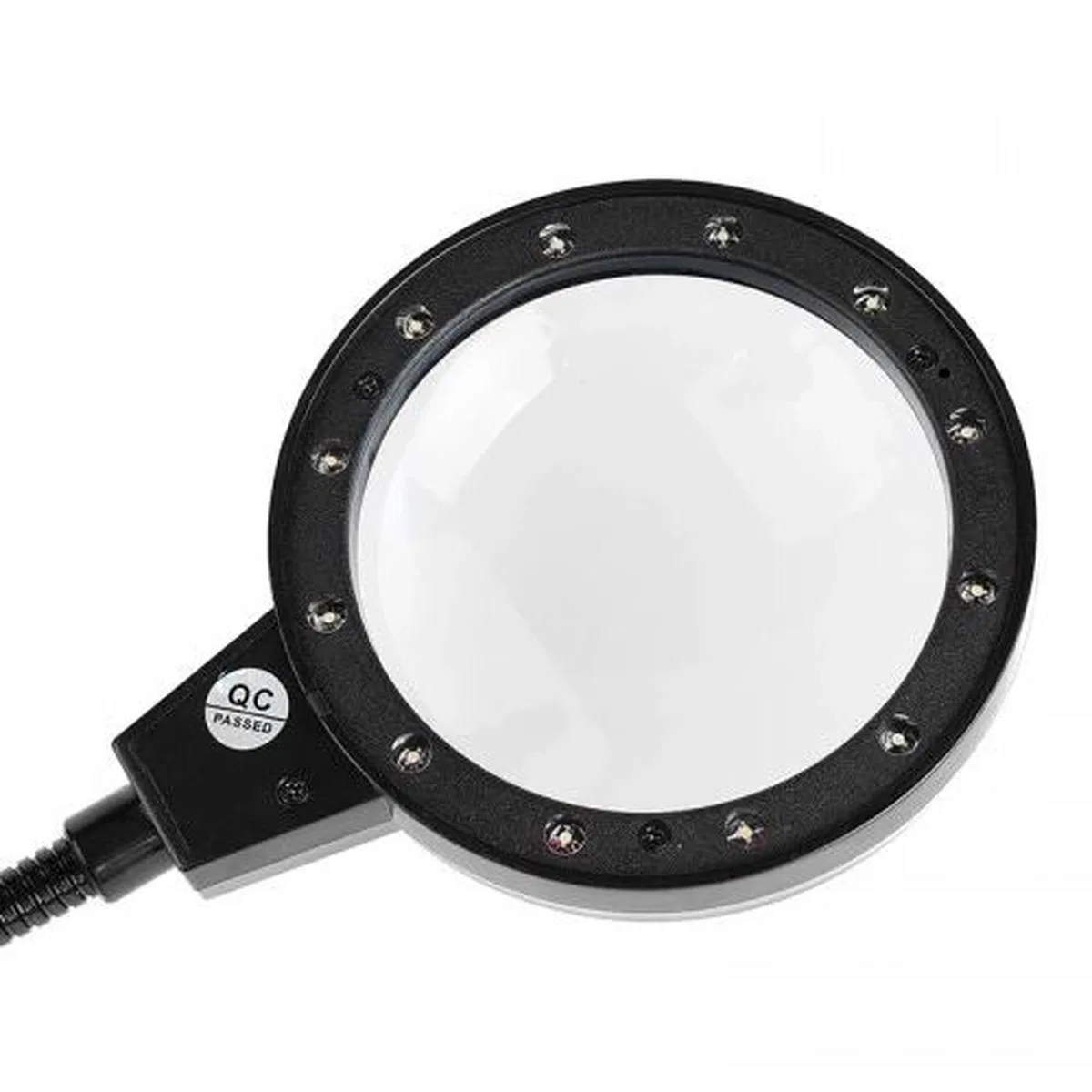 12 Led Clipslı Işıklı Büyüteç, işıklı Masa Lambası Çalışma Lambası görsel 3