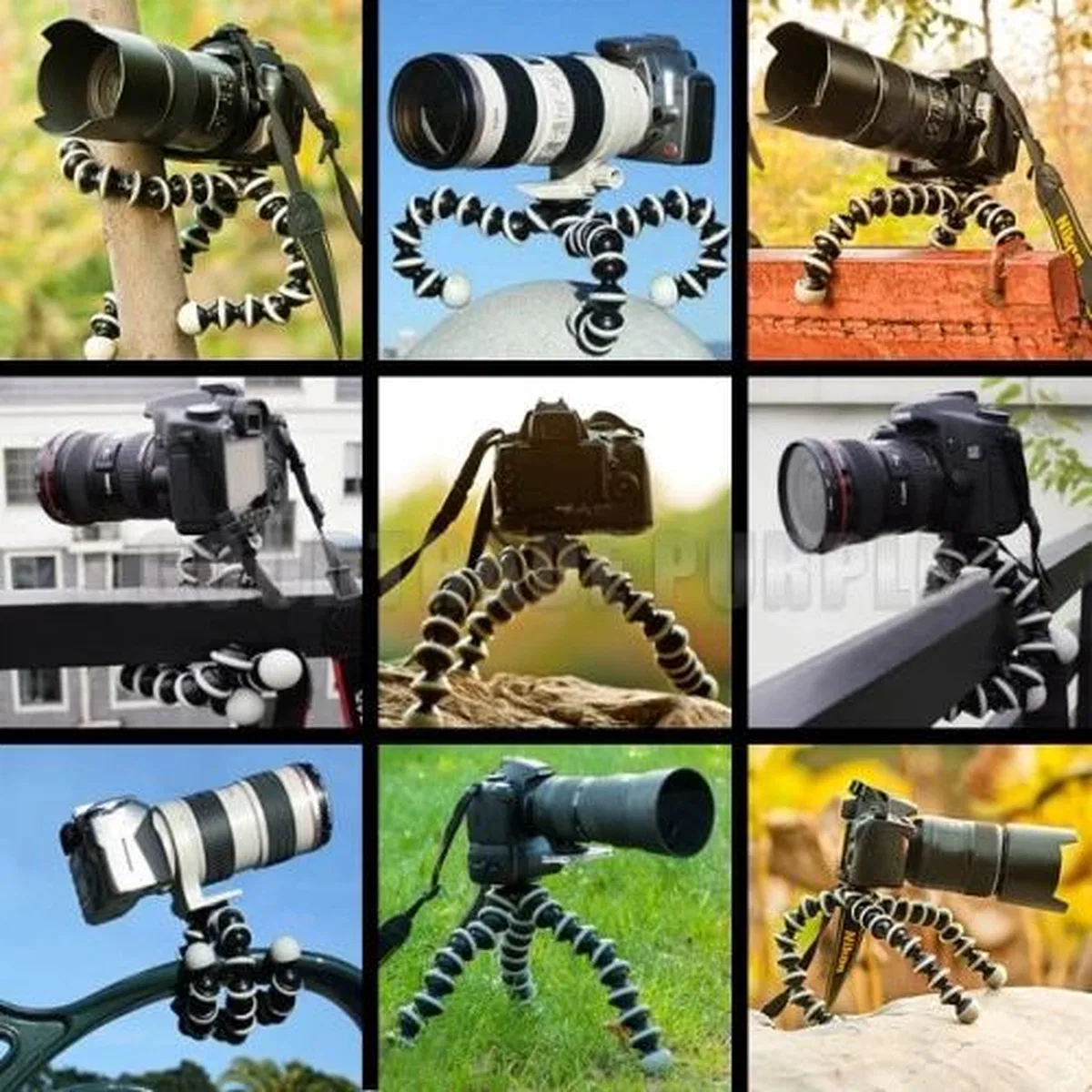 Kamera Cep Telefonu Için Tripod Küçük Ahtapot Tripod görsel 8
