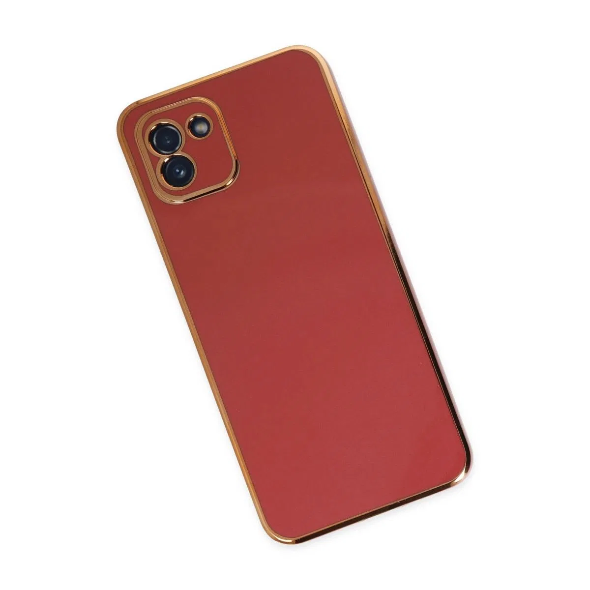 Samsung Galaxy A03 Kılıf Volet Silikon - Kırmızı görsel 3