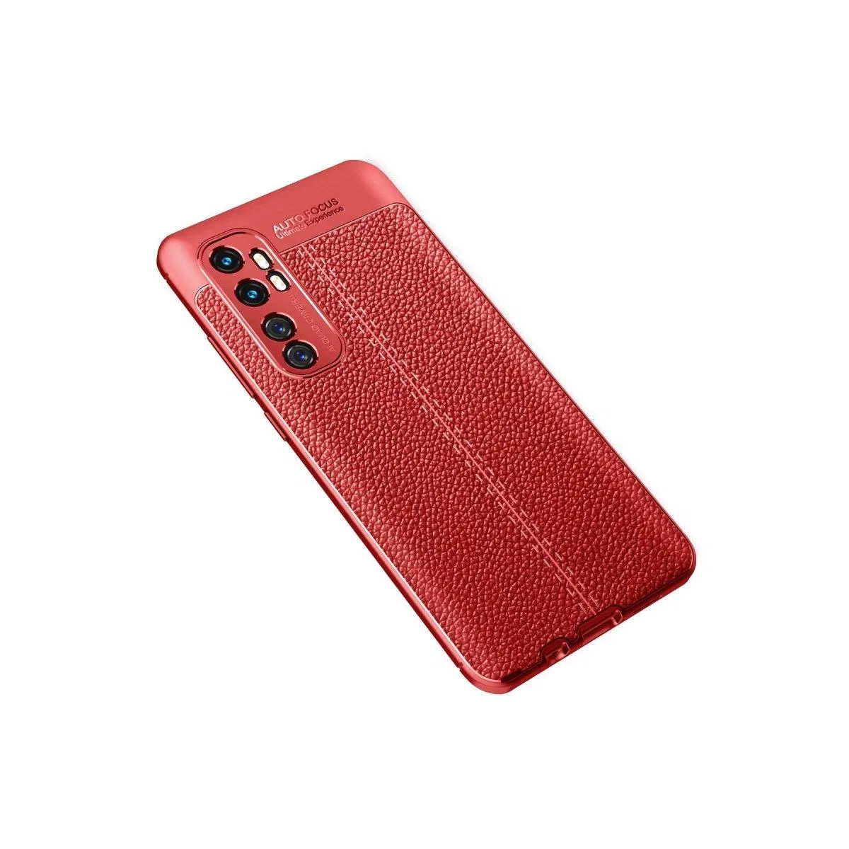Xiaomi Mi Note 10 Lite Kılıf Auto Focus Kapak - Kırmızı görsel 2