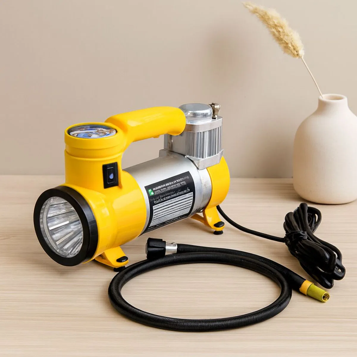 Oto Hava Kompresörü 12V 150PSI LED Fenerli